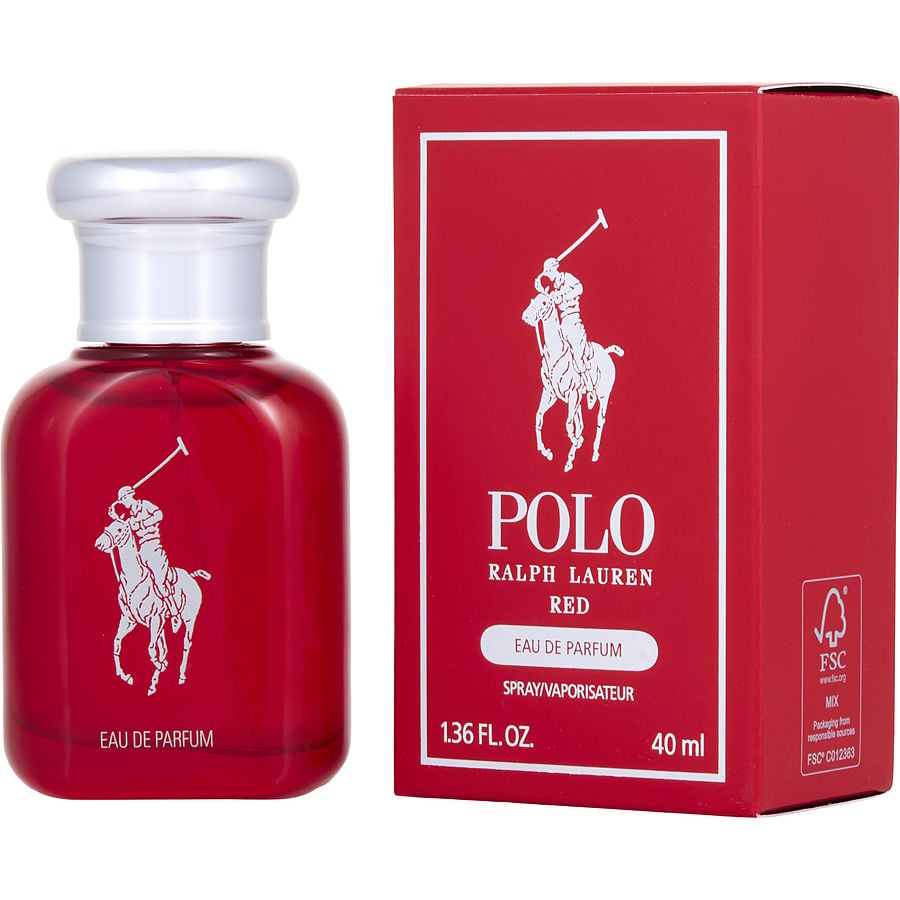 Polo Red Eau de Parfum Spray by Ralph Lauren for Men 1.36 oz