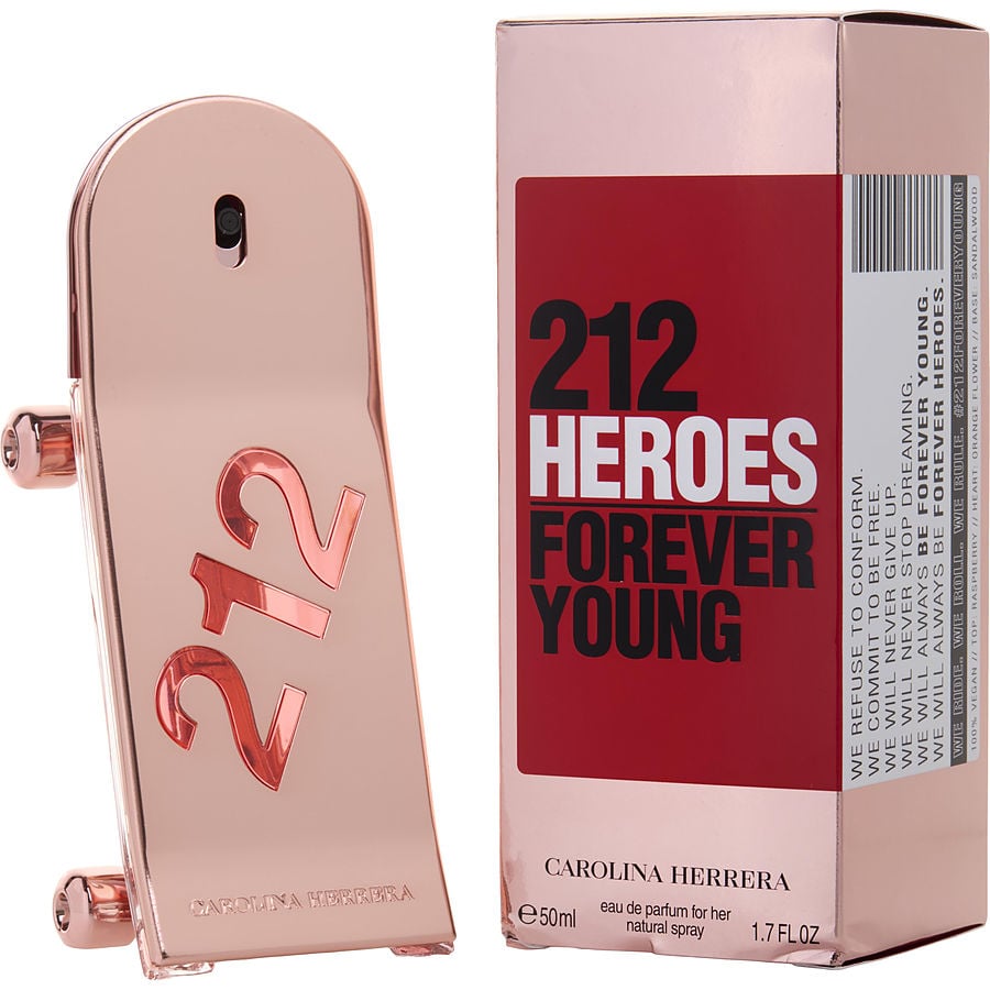 212 Heroes Forever Young by Carolina Herrera for Men - 3 oz EDT Spray