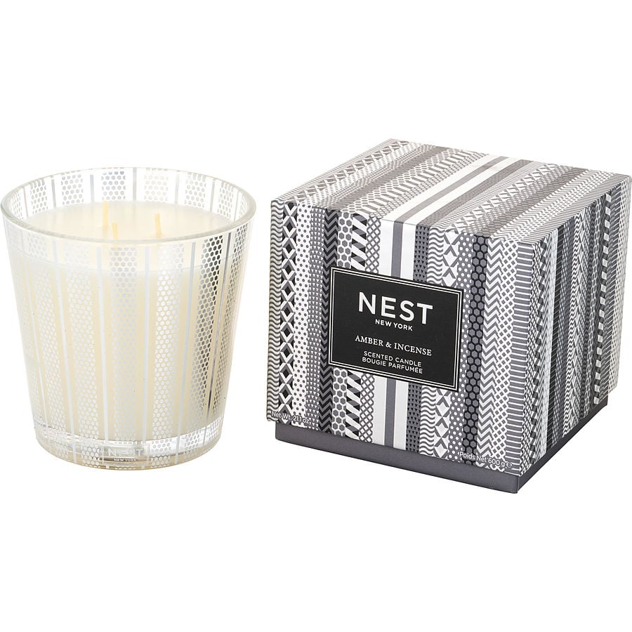 Nest Amber & Incense 3 Wick Candle