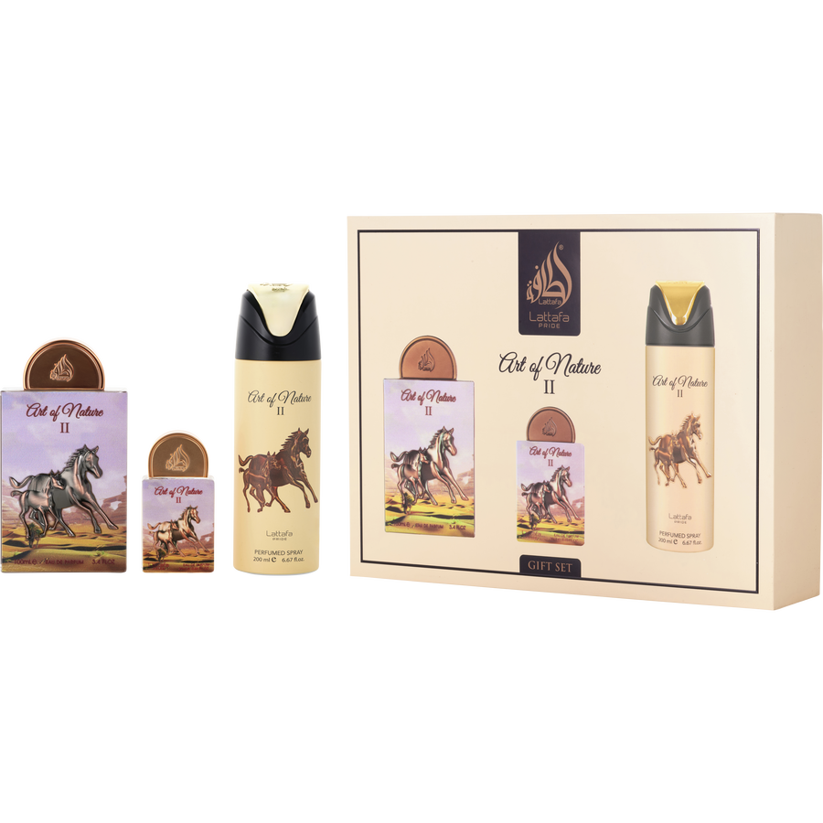 Lattafa Pride Art of Nature II - 3pc Citrus Bloom and Musk Parfum