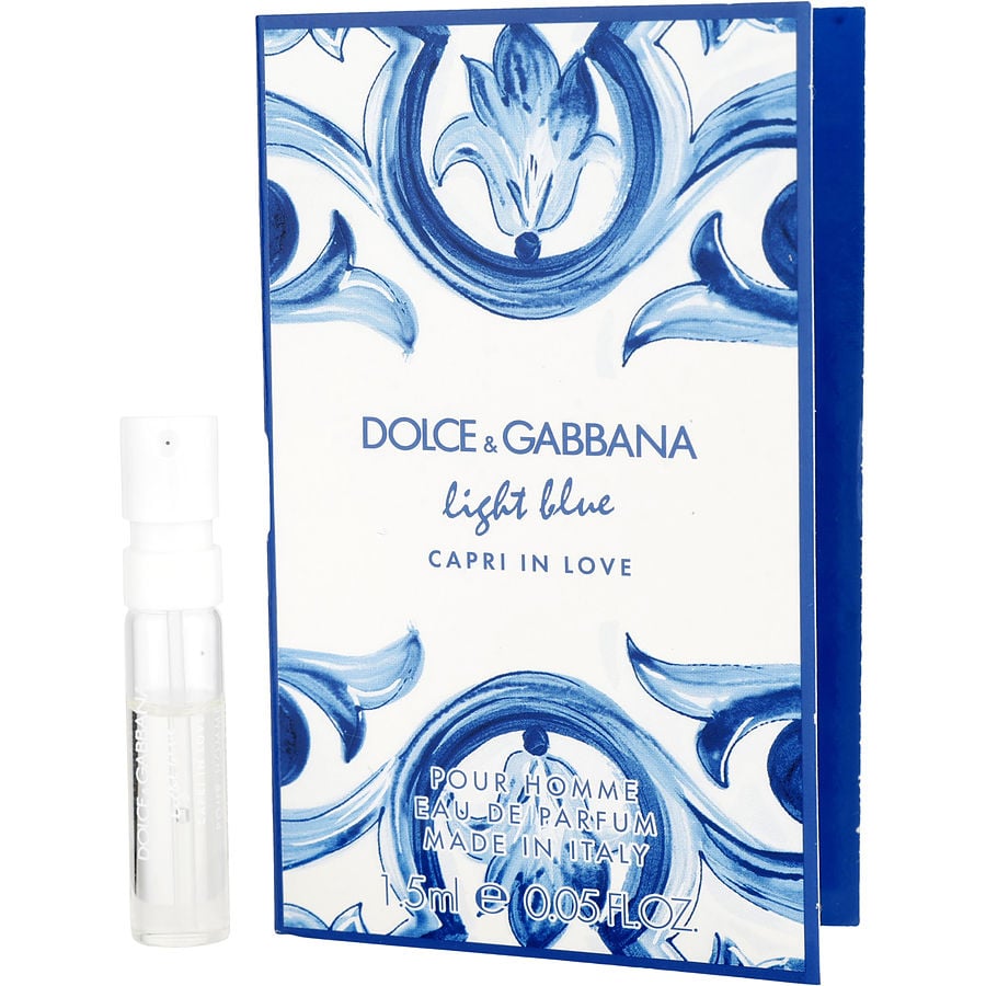 D & G Light Blue Capri In Love Cologne for Men by Dolce & Gabbana