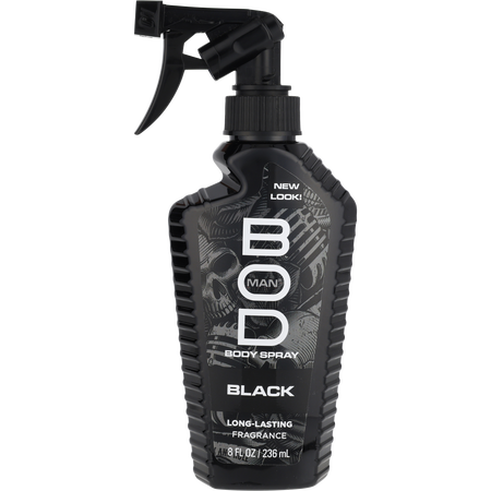 Bod Man Black by Bod Man FRAGRANCE BODY spray 8 oz for men