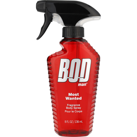 Bod Man Most Wanted by Bod Man FRAGRANCE BODY spray 8 oz for men