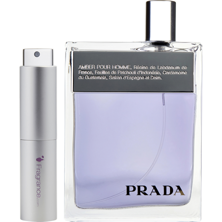 Prada Amber EDT spray 0.27 oz (TRAVEL spray) for men