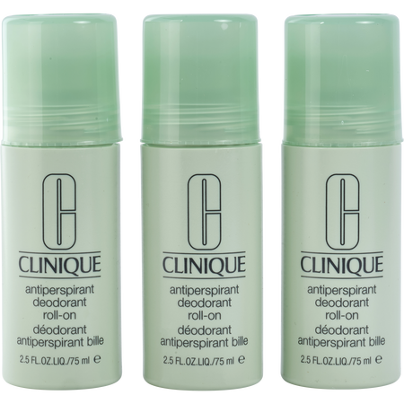 Clinique by Clinique Anti-Perspirant Deodorant Roll-On Trio -3 x 75ml/2.5OZ for women