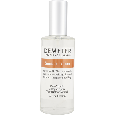 Demeter Suntan Lotion COLOGNE spray 4 oz for unisex