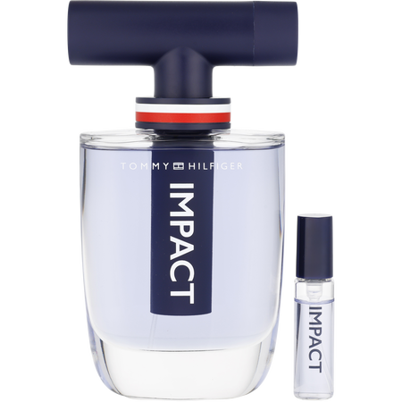 Tommy Hilfiger Impact EDT spray 3.4 oz & EDT TRAVEL spray 0.14 oz MINI for men