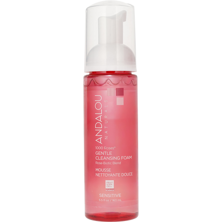 Andalou Naturals 1000 ROSES Cleansing Foam -162ml/5.5OZ for women