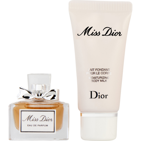 Miss Dior by Christian Dior Eau de parfum 0.17 oz MINI & BODY MILK 0.67 oz for women