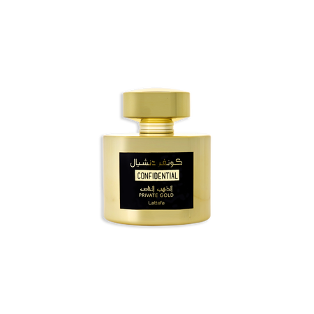 Lattafa Confidential Private Gold Eau de parfum spray 3.4 oz for unisex