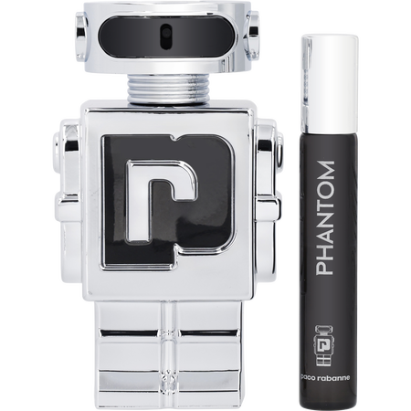 Paco Rabanne Phantom EDT spray 3.4 oz & EDT spray 0.67 oz MINI for men