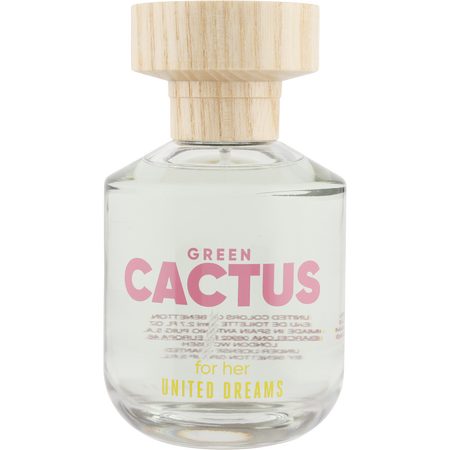 Benetton United Dreams Green Cactus EDT spray 2.7 oz for women