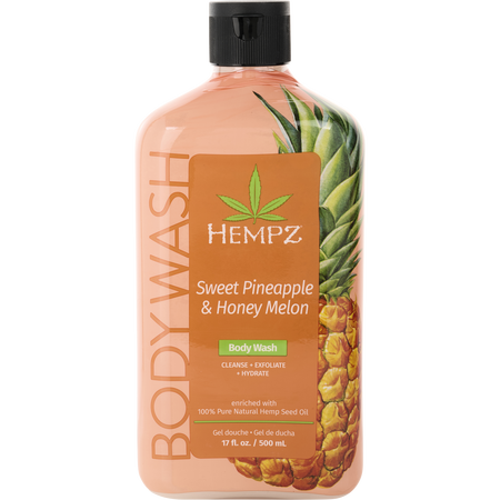 Hempz by Hempz Sweet Pineapple & Honey Melon Herbal Body Wash -500ml/17OZ for unisex
