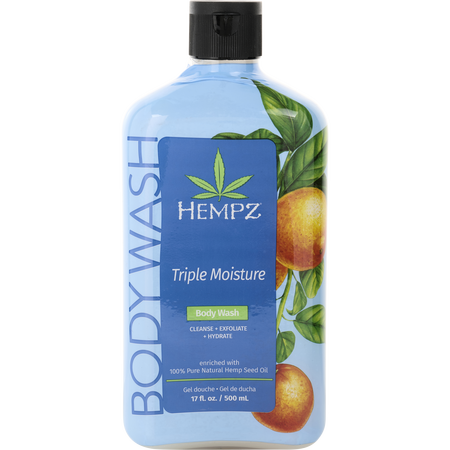 Hempz by Hempz Triple Moisture Herbal Body Wash -500ml/17OZ for unisex