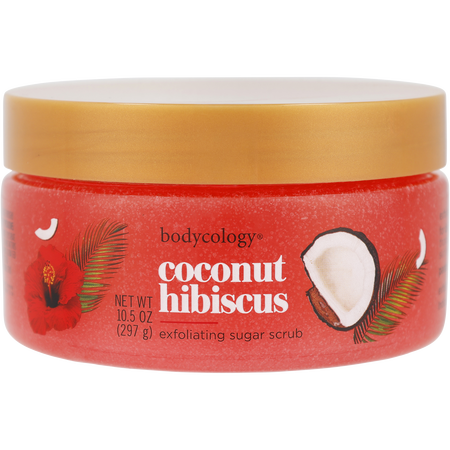 Bodycology Coconut Hibiscus by Bodycology EXFOLIATING SUGAR SCRUB 10.5 oz for women