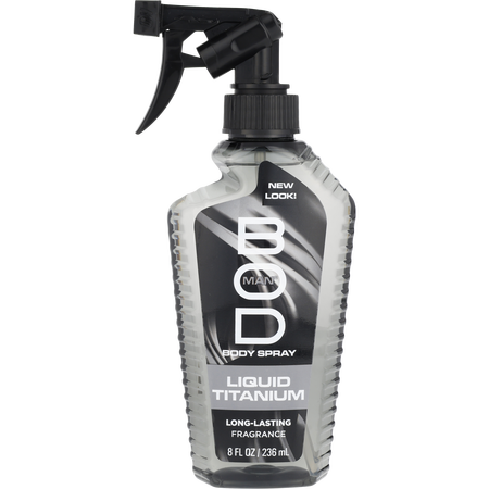 Bod Man Liquid Titanium by Bod Man FRAGRANCE BODY spray 8 oz for men