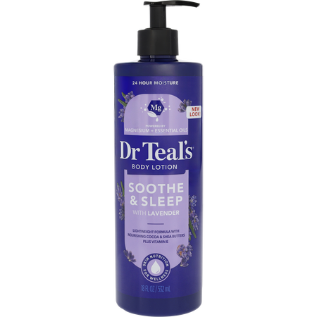 Dr. Teal's Body Lotion - Moisture+ Soothing Lavender -532ml/18OZ for unisex