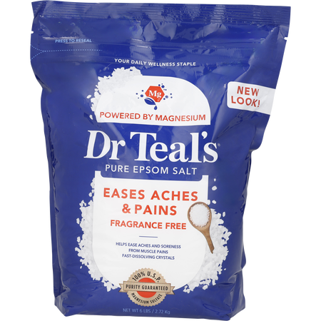 Dr. Teal's by Dr. Teal's Pure Epsom Salt Therapeutic Soak -2.72kg/96OZ for unisex