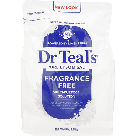 Dr. Teal's by Dr. Teal's Pure Epsom Salt Soaking Solution -1.81kg/64OZ for unisex