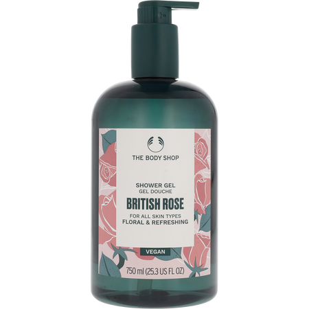 The Body Shop by The Body Shop British Rose Shower Gel -750ml/25.3OZ for women