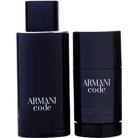 Giorgio Armani Armani Code EDT spray REFILLABLE 4.2 oz & ALCOHOL FREE DEODORANT STICK 2.6 oz for men