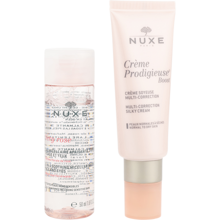 Nuxe by Nuxe Crème Prodigieuse Boost Silky Cream 40ml + Micellar Water Very rose 50ml -2pcs for women