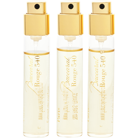 Maison Francis Kurkdjian Baccarat Rouge 540 EXTRAIT DE PARFUM spray REFILL 0.37 oz X 3 for unisex