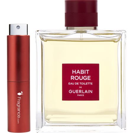Guerlain Habit Rouge EDT spray 0.27 oz (TRAVEL spray) for men