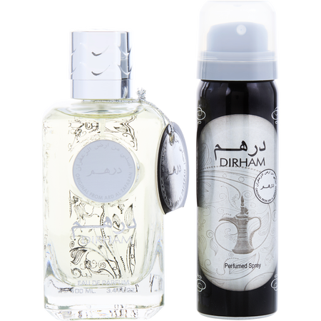 Ard Al Zaafaran Dirham Eau de parfum spray 3.4 oz & DEODORANT spray 1.7 oz for unisex