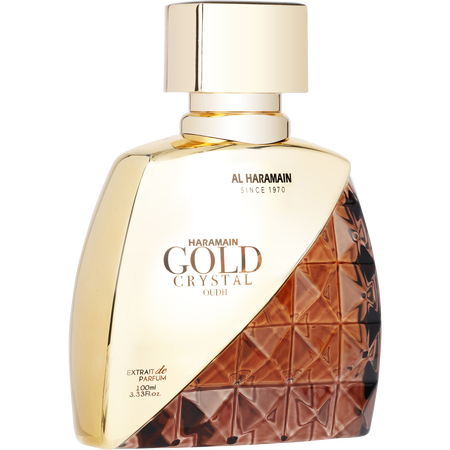 Al Haramain Gold Crystal Oudh EXTRAIT DE PARFUM spray 3.4 oz for men