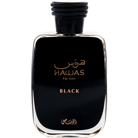 Rasasi Hawas Black Eau de parfum spray 3.38 oz for men