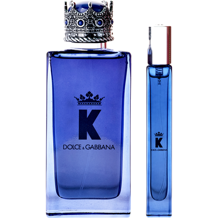 Dolce & Gabbana K Intense Eau de parfum spray 3.4 oz & Eau de parfum spray 0.33 oz MINI for men