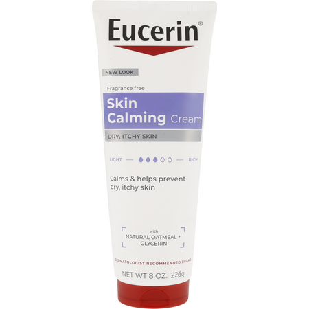 Eucerin, Skin Calming Itch Soothing Cream, 8 Oz