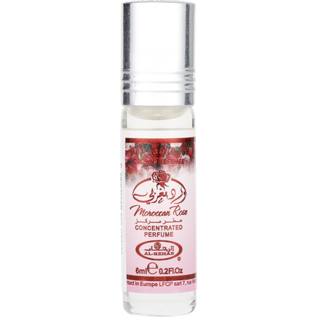 Al Rehab CONCENTRATED Al Rehab Moroccan Rose PERFUME ROLL ON OIL 0.2 oz for women