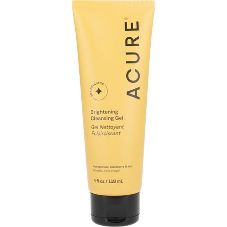 Acure, Brightening Cleansing Gel, 4 Oz