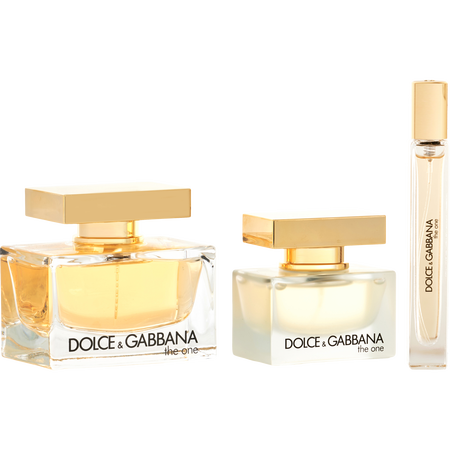 Dolce & Gabbana The One Eau de parfum spray 2.5 oz & HAIR MIST 1 oz & Eau de parfum TRAVEL spray 0.33 oz for women