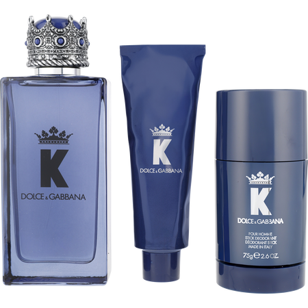 Dolce & Gabbana K Eau de parfum spray 3.4 oz & DEODORANT STICK 2.5 oz & SHOWER GEL 1.7 oz for men