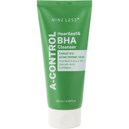 Nineless by Nine Less A-Control Heartleaf & Bha Cleanser -120ml/4OZ for women