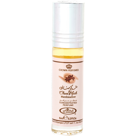Al Rehab CONCENTRATED Al Rehab Choco Musk Marshmallow PERFUME ROLL ON OIL 0.2 oz for unisex