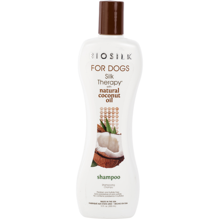 Biosilk For Dogs by Biosilk SILK THERAPY ORGANIC COCONUT OIL SHAMPOO 12 oz for unisex