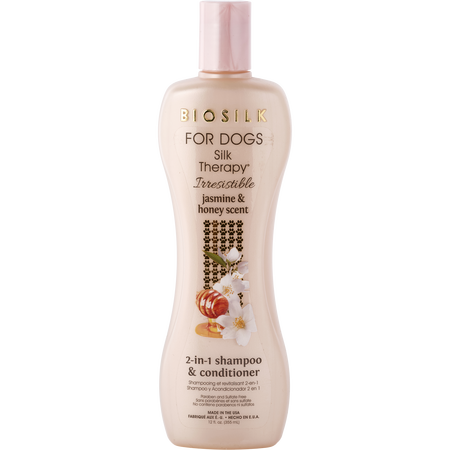 Biosilk For Dogs by Biosilk IRRESISTIBLE 2-IN-1 SHAMPOO & CONDITIONER 12 oz for unisex
