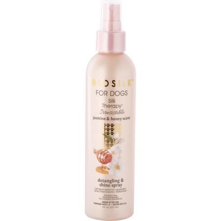 Biosilk For Dogs by Biosilk SILK THERAPY IRRESISTIBLE DETANGLING & SHINE spray 8 oz for unisex