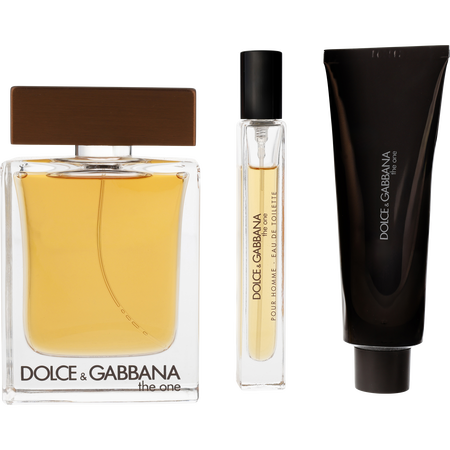 Dolce & Gabbana The One EDT spray 3.3 oz & SHOWER GEL 1.7 oz & EDT spray 0.33 oz MINI for men