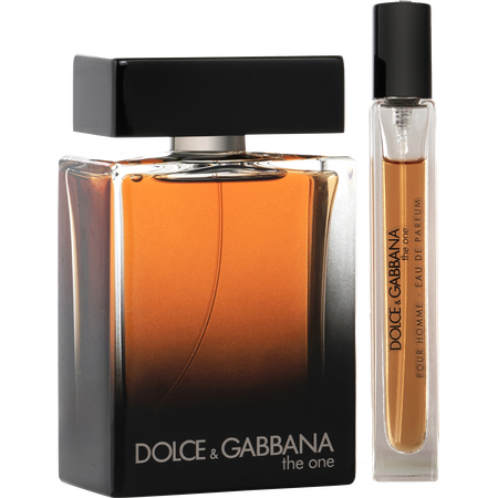 Dolce & Gabbana The One Eau de parfum spray 3.3 oz & Eau de parfum spray 0.33 oz MINI for men