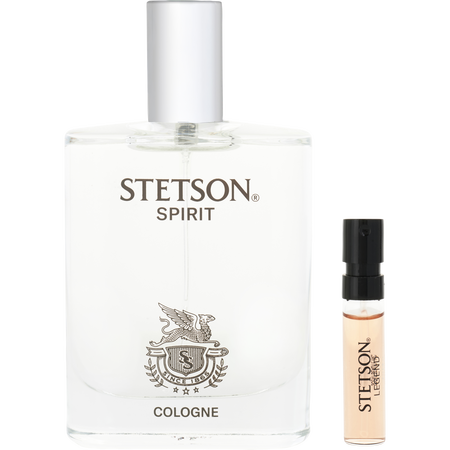 Stetson Spirit COLOGNE spray 1.7 oz & COLOGNE spray VIAL for men