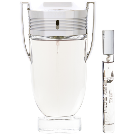 Paco Rabanne Invictus EDT spray 6.7 oz & EDT TRAVEL spray 0.34 oz MINI for men