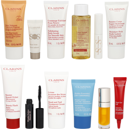 Clarins 12-Day Advent Calendar 2024 -12pcs for unisex