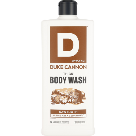 Duke Cannon Sawtooth by Duke Cannon THICK BODY WASH 18 oz for men