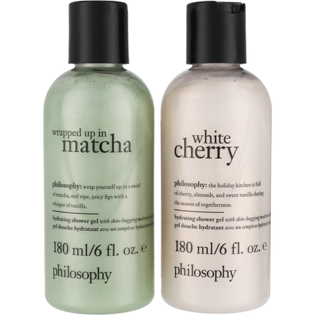 Philosophy by Philosophy Magical Shower Gel Duo: White Cherry Shower Gel + Wrapped Up In Matcha Shower Gel -2x180ml/6OZ for women