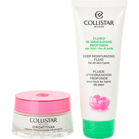 Collistar by Collistar Forever You Set: Idroattiva+ Deep Moisturizing Cream 50ml + Deep Moisturizing Fluid 100ml -2pcs for women